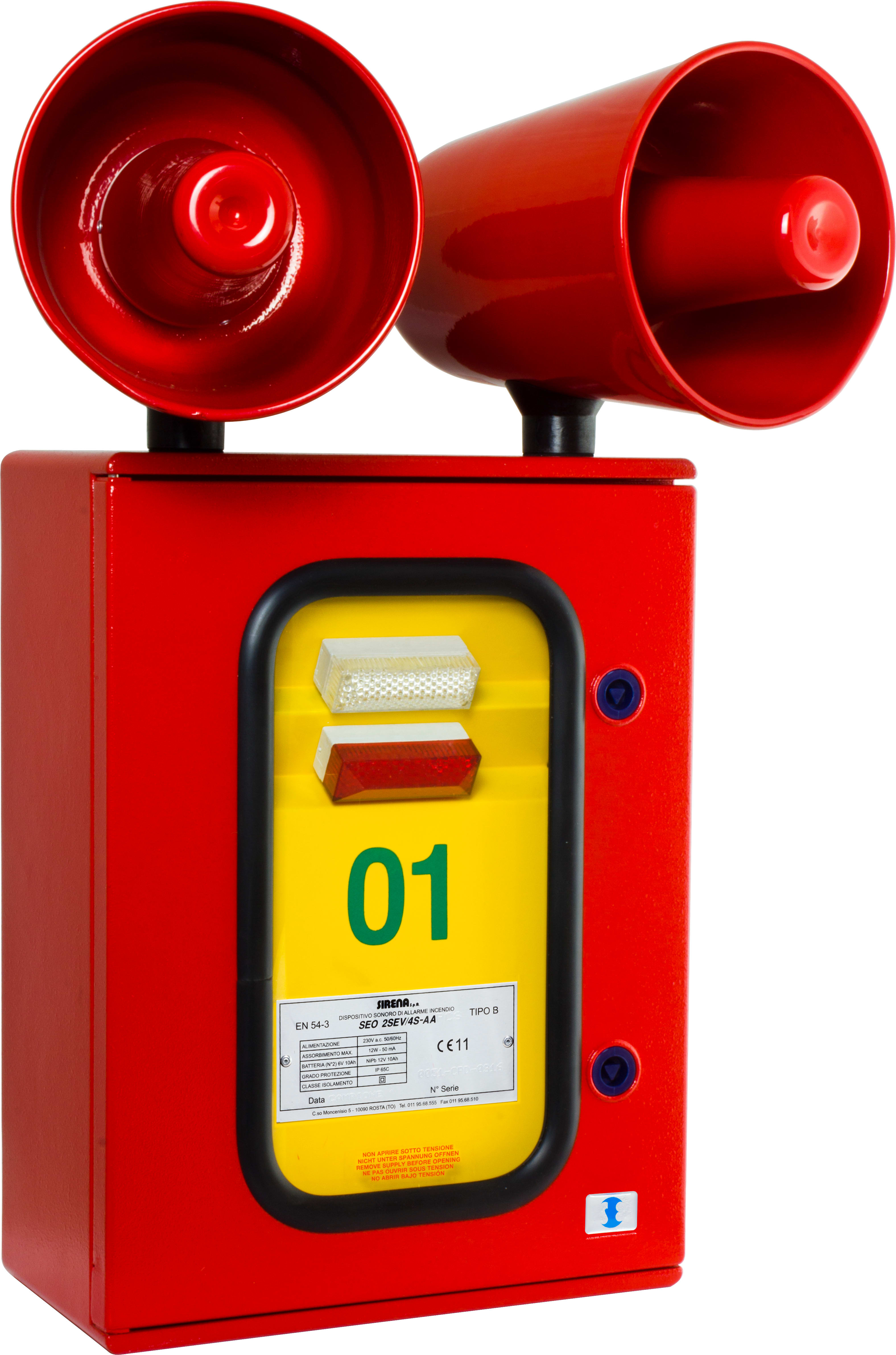 SIRENA SIR55300 SEO 2 SEV 4S AA V230AC RD