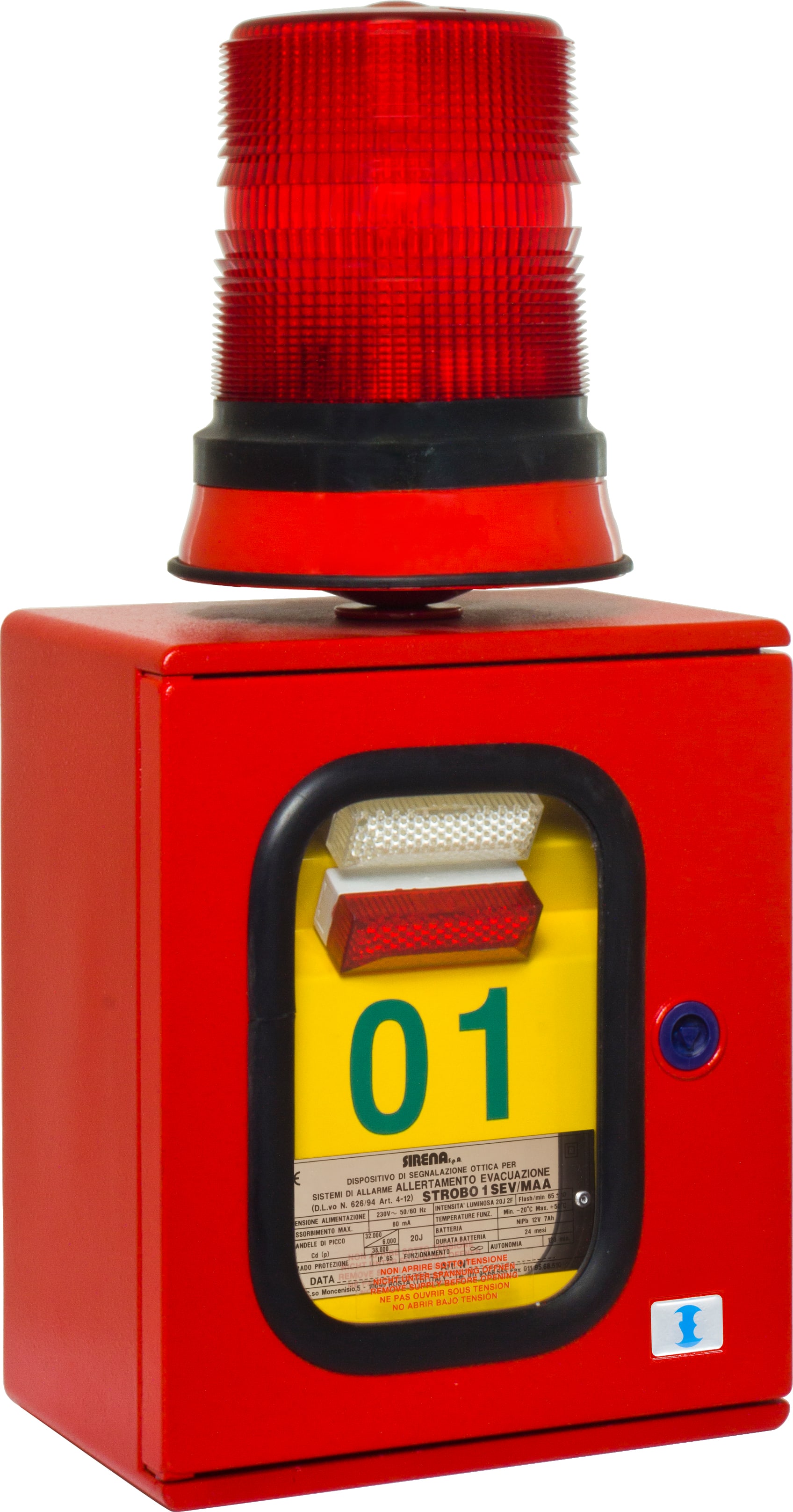 SIRENA SIR55313 STR 1 SEV 4S AA V240AC RED