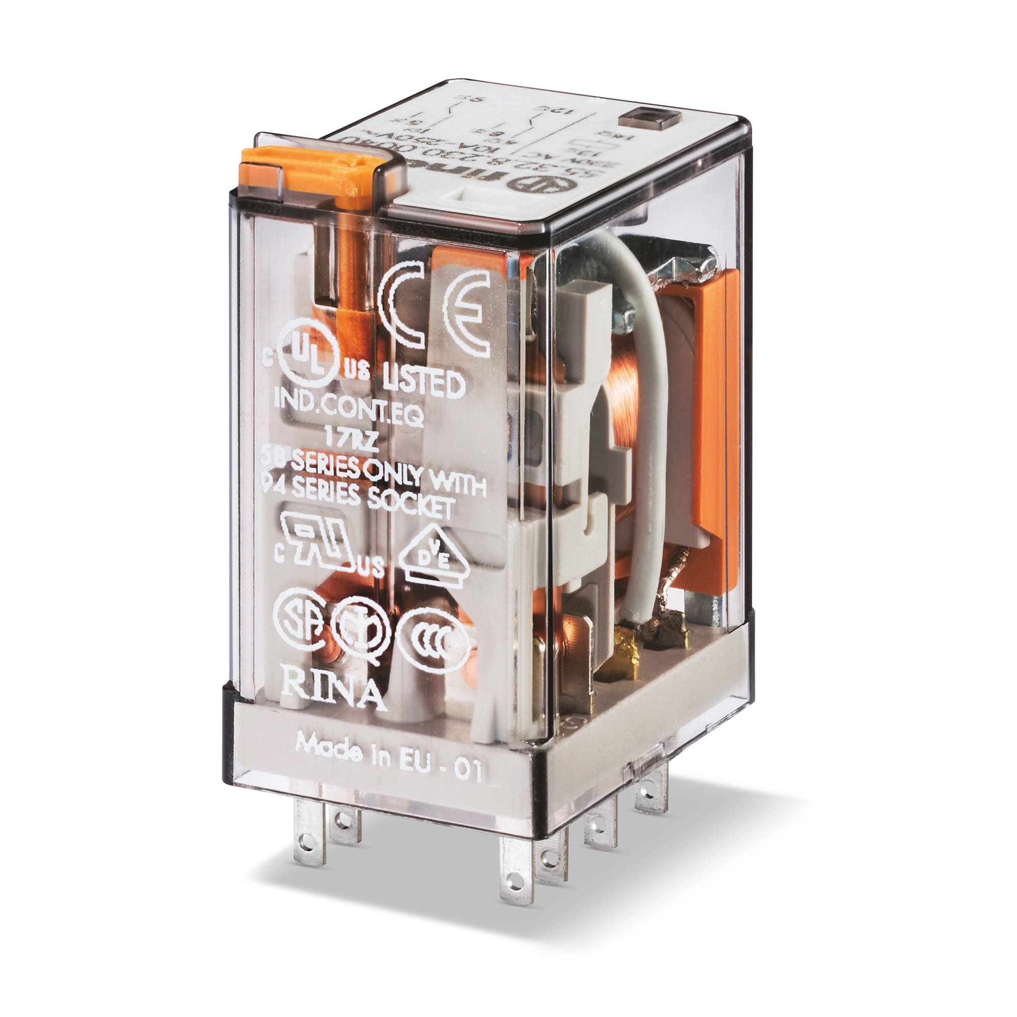 FINDER SPA FIN553290240094 RELE INDUSTRIALE 2 CONTATTI 10A