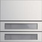 GIRA - GIR5532926 Ruftastenmodul 2f System 106 Aluminium