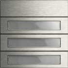 GIRA GGI5533914 Ruftastenmodul 3f System 106 Edelstahl V