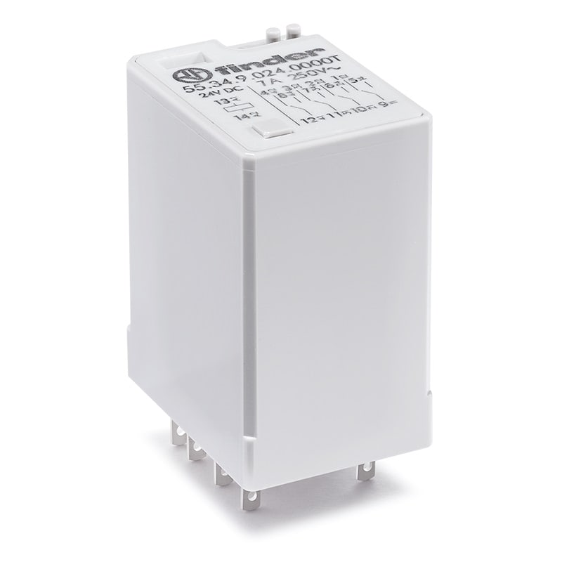 FINDER SPA FIN553490240000T RELE INDUSTRIALE 4 CONTATTI 7A