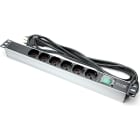 EXCEL - EXL555-292 PDU ORIZZ. 6 PRESE 2P+T 16A CON INT LUM