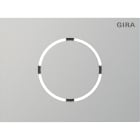 GIRA - GIR5579926 PANN.FRONTALE MOD.CIT.EST. SYSTEM 106 AL