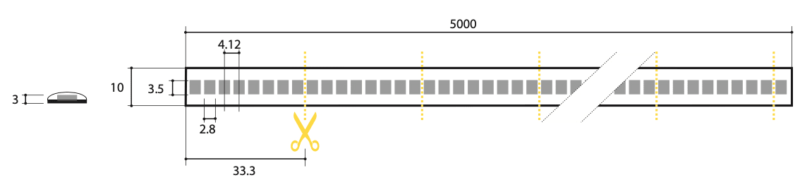 SICOM - SOL5611794065 SIRIOTAPE 17W/M 940 24V SUPERBRIGHT - IP