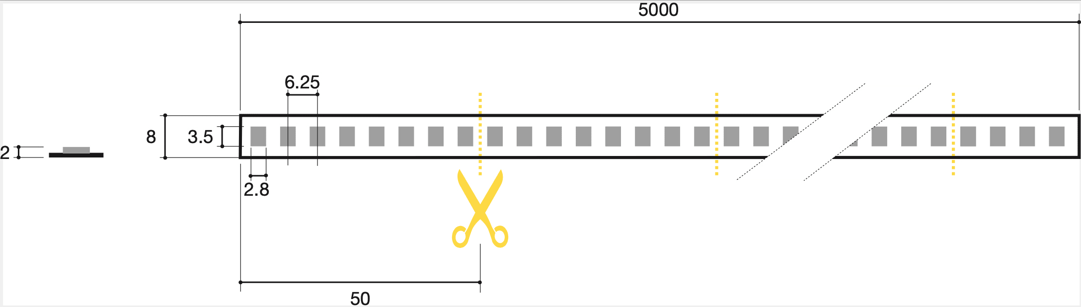 SICOM - SOL561994020 SIRIOTAPE 9,6W/M 940 24V SUPERBRIGHT