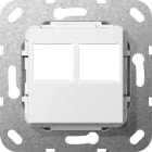 GIRA - GIR562903 MJ 2f LexCom-Buchse Abdeckung Reinweiss