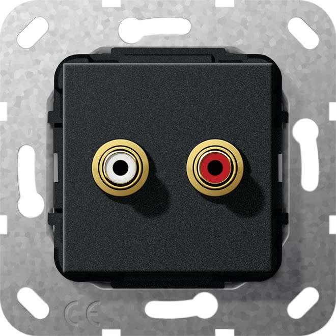GIRA - GIR563110 C-Audio Kpl. Einsatz Schwarz m
