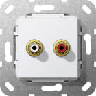 GIRA - GIR563203 C-Audio Lotanschl. Einsatz Reinweiss