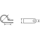 HELLERMANNTYTON Srl - HEE211-60029 P-CLIP PA66 NATURALE 5MM H2P