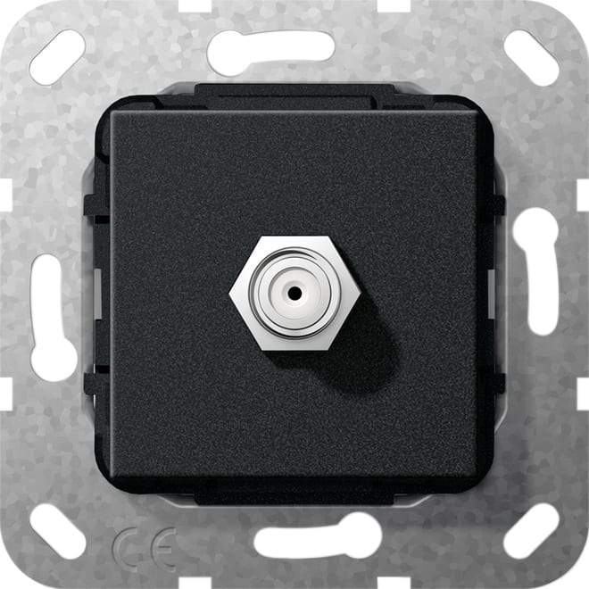 GIRA - GIR565010 SAT-F-Buchse Kpl. Einsatz Schwarz m