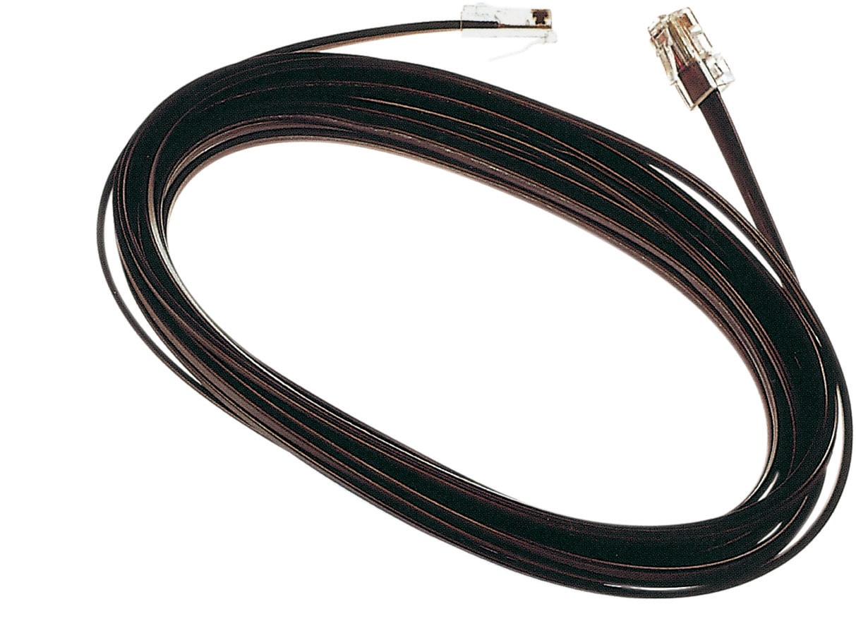 LE PROLUNGHE SAS - PRG5654/10-N CAVO LIN.TEL.A 4FILI C/PLUG 6/4 MT.10 NE