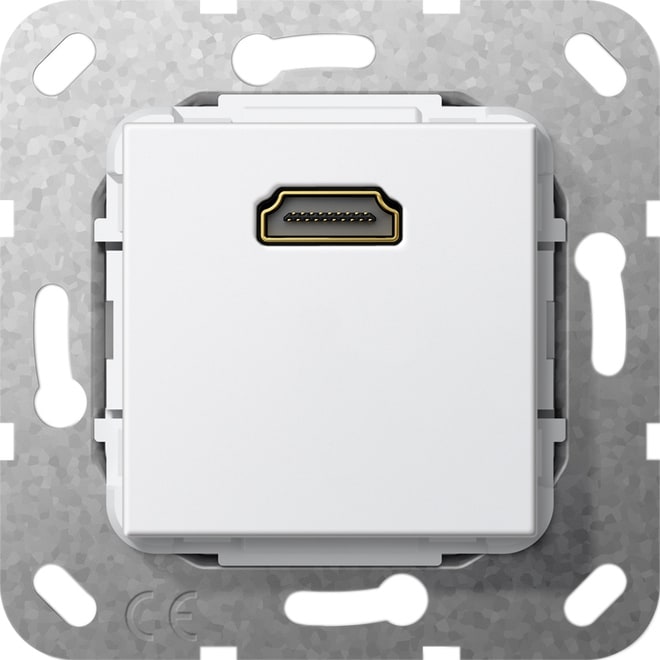 GIRA - GIR566903 HDMI Kpl. Einsatz Reinweiss
