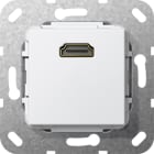 GIRA - GIR567003 HDMI K-Peitsche Einsatz Reinweiss