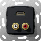 GIRA - GIR567310 HDMI, CINCH AUDIO GENDER CHANGER MODULO