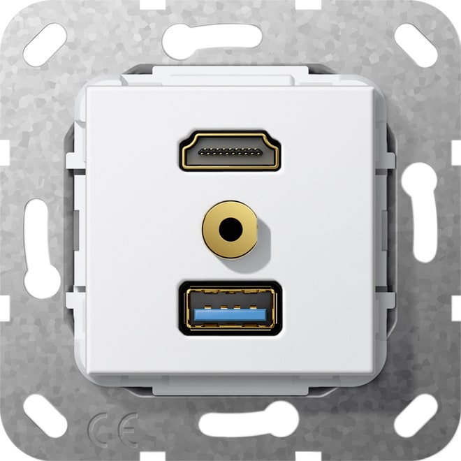 GIRA - GIR568103 HDMI USB 3.0 A SPIN.M CAVO MULTICON. MO