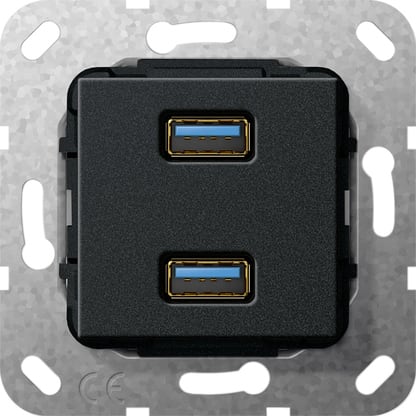 GIRA - GGI568510 USB 3.0 A 2-M CAVO BREAKOUT MODULO NERO