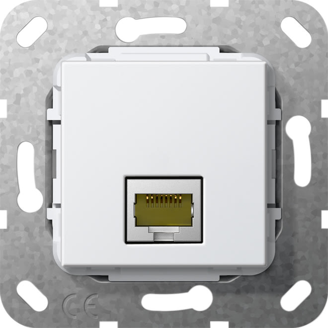 GIRA - GIR569503 MJ RJ45 Cat.6A 10 Gbit Kpl. Einsatz Rein