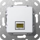 GIRA GGI569603 MJ RJ45 Cat.6A 10 Gbit Einsatz Reinweiss