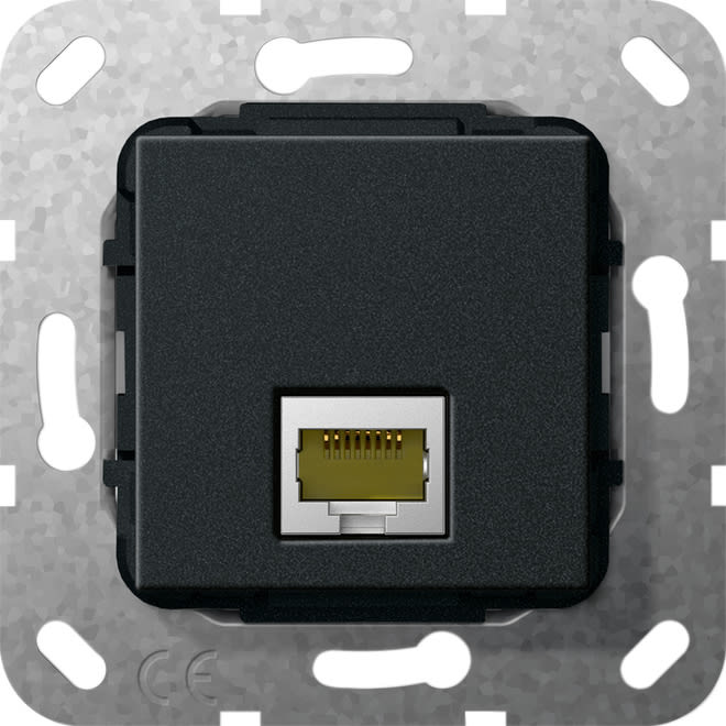 GIRA - GIR569610 MJ RJ45 CAT.6A 10 GB MODULO NERO O
