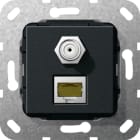 GIRA - GIR569710 MJ RJ45 CAT.6A 10 GB SAT F GENDER CH. MO