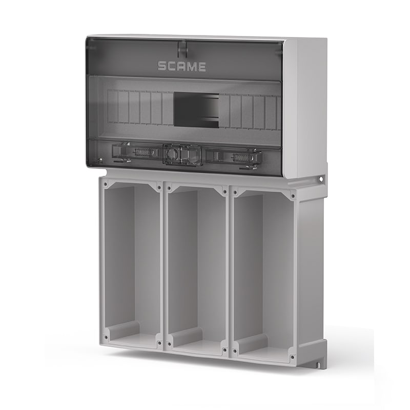 SCAME PARRE SPA - SCA573.5131 BASE + CENTRALINO X 3 PRESE 16/32A