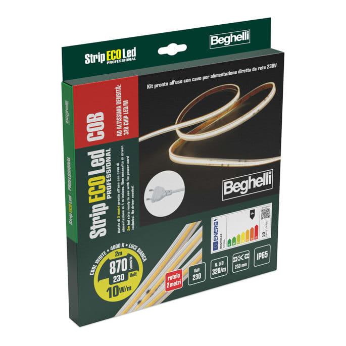 BEGHELLI BEG57684 STRIP COB AC230 10WIP65 4K 2M