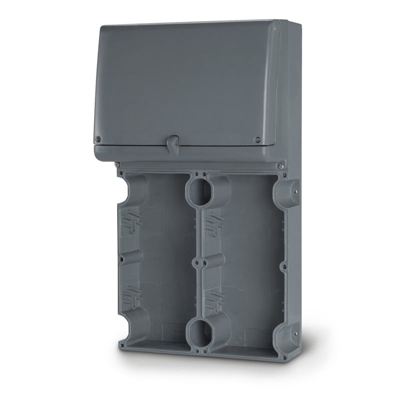 SCAME PARRE SPA - SCA579.5121 BASE + CENTRALINO X 2 PRESE GRP 16/32A