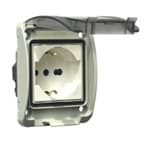PALAZZOLI - PAL579840 BIPRESA SCHUKO UNIVERSALE IP66