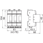 DEHN ITALIA SPA DEH952520 SPD T2 FV FINO A 1500V FUSE INTERNO