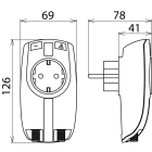 DEHN ITALIA SPA - DEH909300 SPD DEHNprotector adattatore combinato per lato energia e lato antenna