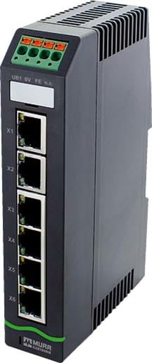 MURRELEKTRONIK SRL MUE58811 XELITY 6TX SWITCH UNMANAGED PLASTICA