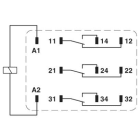 PHOENIX CONTACT PHC2908893 REL-PR3-110DC/3X21 RELE