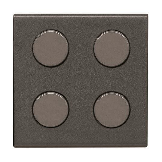 ABB SPA ABBZ1702AN COVER ANTRACITE MOD. 2IN SR-4-N2 AN