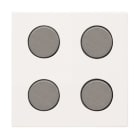 ABB SPA ABBZ1702BL COVER BIANCA MOD. 2IN SR-4-N2 BL
