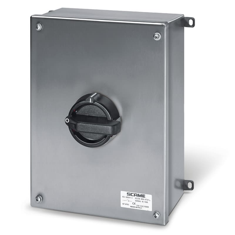 SCAME PARRE SPA - SCA590.SEM10005 ISOLATORS IN ACCIAIO 100A 3P+N EMERGENZA