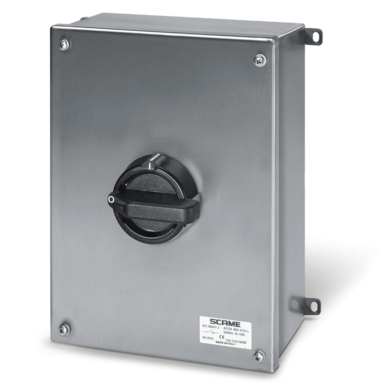 SCAME PARRE SPA - SCA590.SEM6305 ISOLATORS IN ACCIAIO 63A 3P+N EMERGENZA