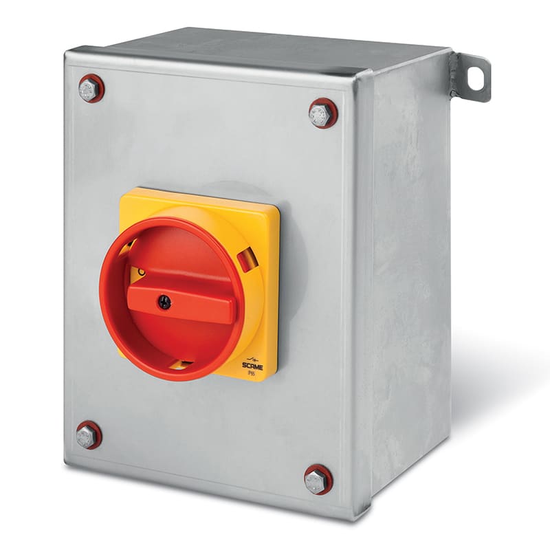 SCAME PARRE SPA SCA590.SEM1608 ISOLATORS IN ACCIAIO 16A 8 POLI EMERG.