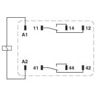 PHOENIX CONTACT PHC2903667 REL-IR2/L-120AC/2X21 RELE SINGOLO