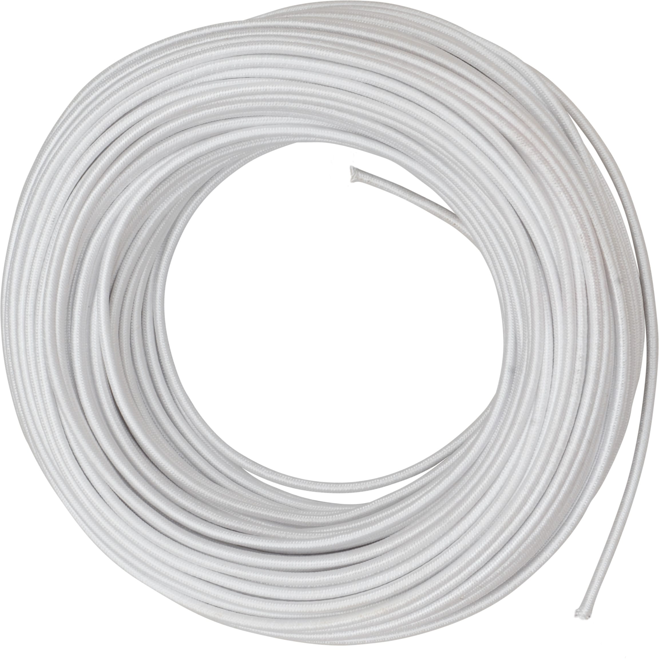 LE PROLUNGHE SAS PRG5923/BN CAVO 3G0.75 H03 CON RIV. TESSILE BIANCO