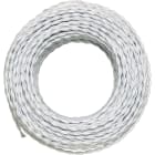 LE PROLUNGHE SAS PRG5924 TRECCIA SETA 2X0.50 BIANCO MT. 100