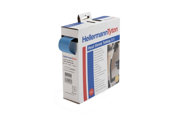 HELLERMANNTYTON Srl HEE308-31806 TERMORESTRINGENTE 3:1 MB 18/6 BU HIS-3