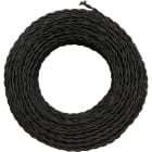 LE PROLUNGHE SAS - PRG5925/N TRECCIA SETA 2X0.75 NERO MT. 100