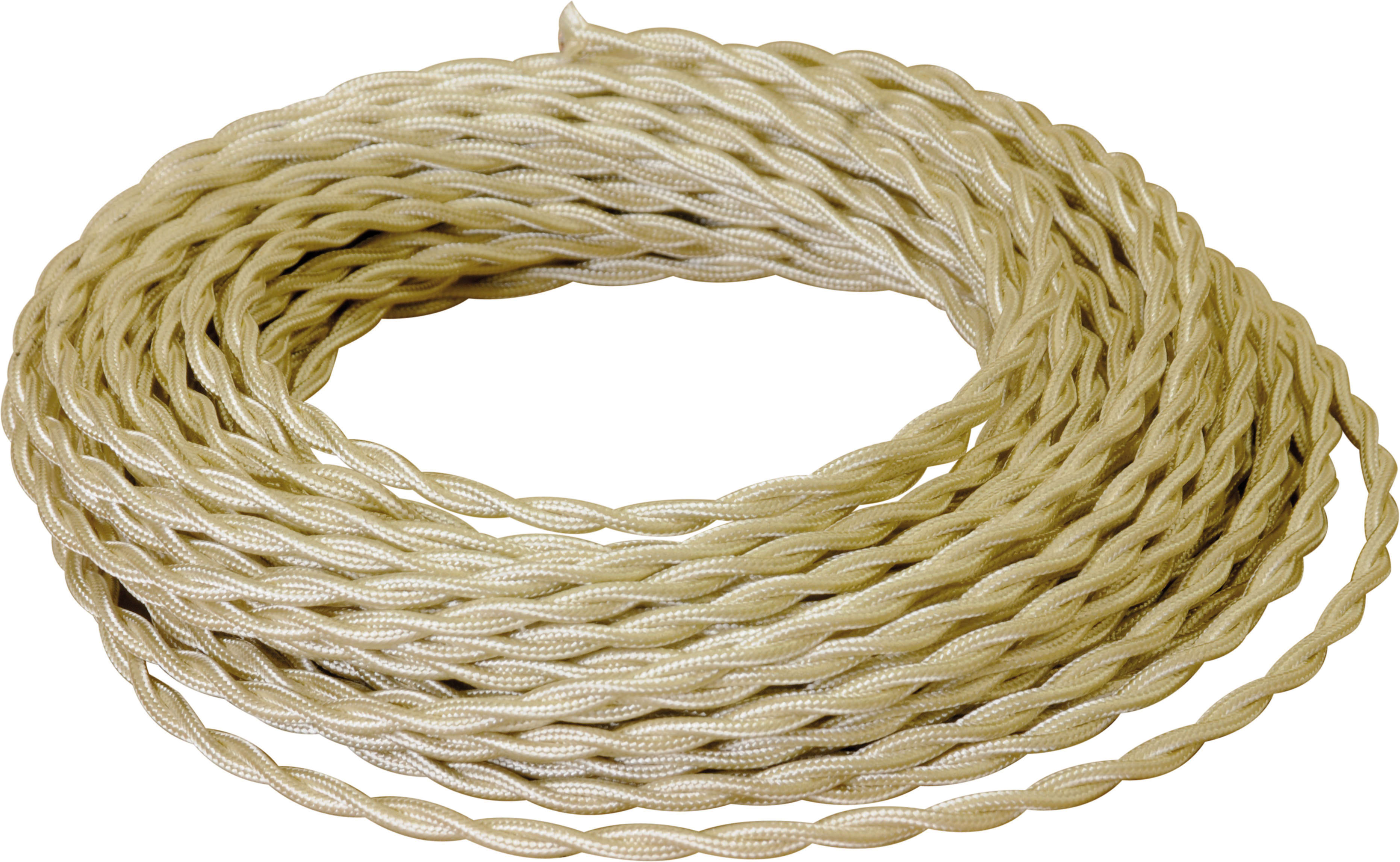 LE PROLUNGHE SAS PRG5927/25-AV TRECCIA SETA 3G0.50 AVORIO MT. 25