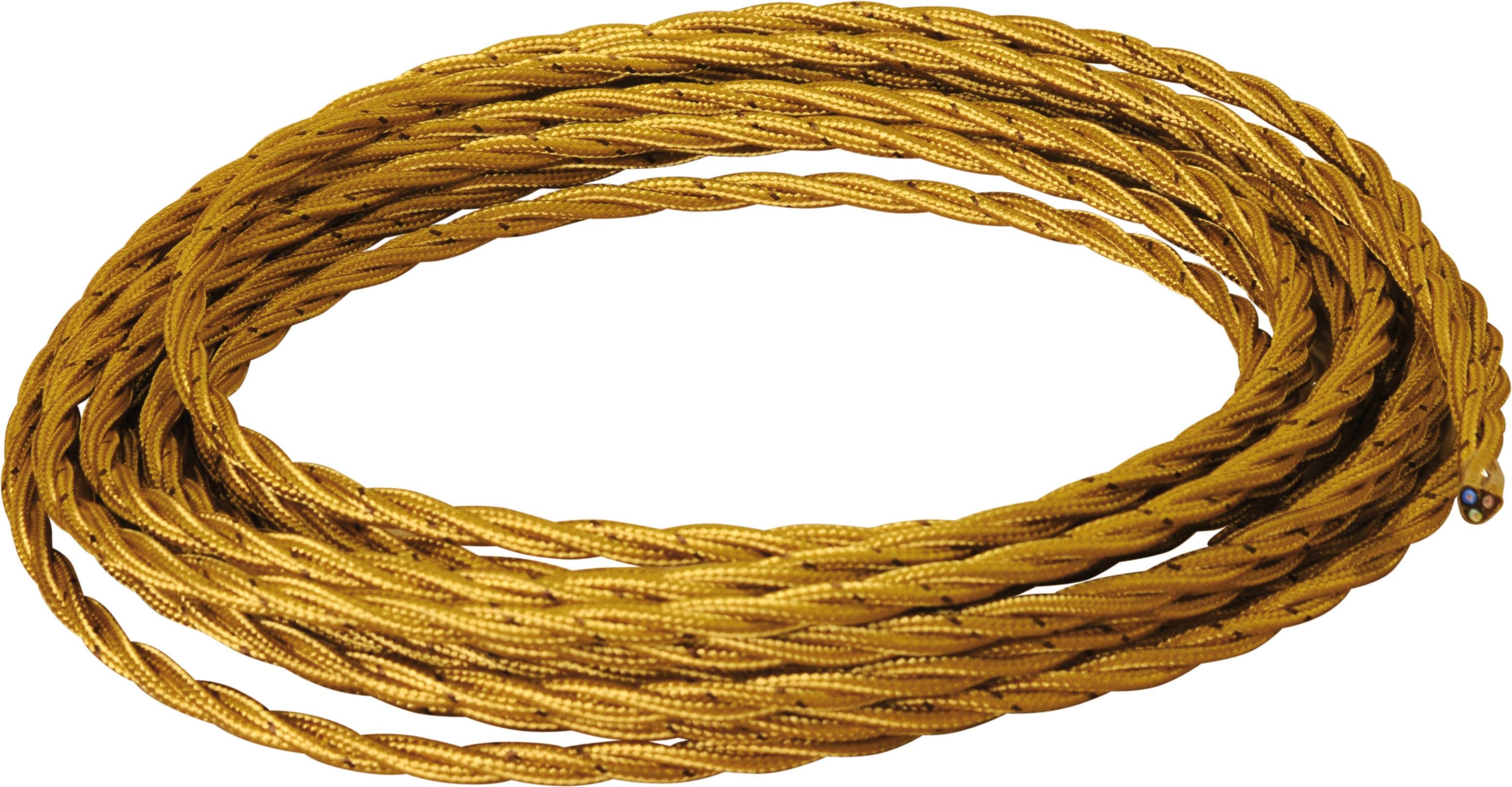 LE PROLUNGHE SAS PRG5927/25-OR TRECCIA SETA 3G0.50 ORO MT. 25