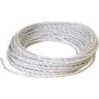 LE PROLUNGHE SAS - PRG5927/25 TRECCIA SETA 3G0.50 BIANCO MT. 25