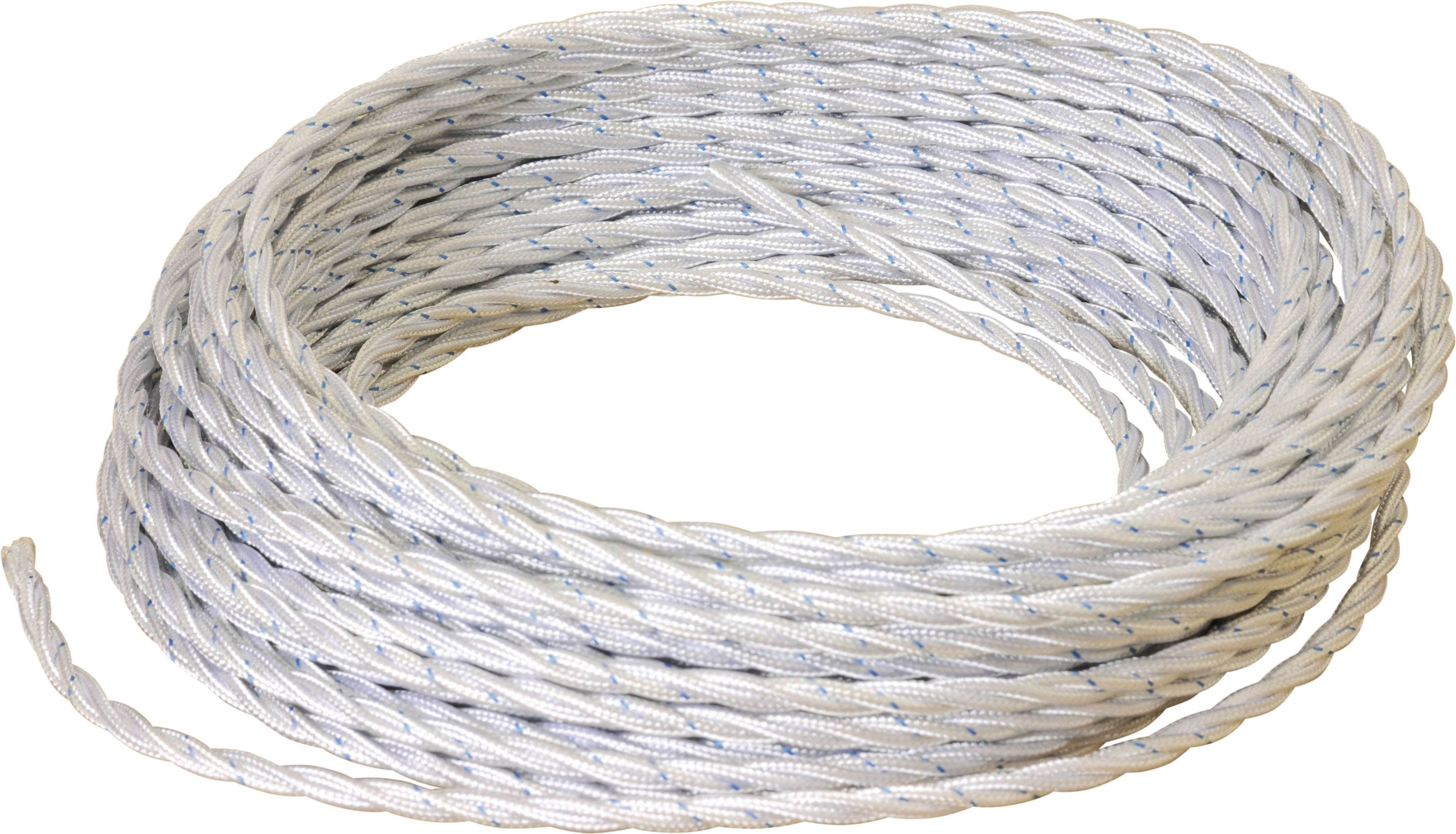 LE PROLUNGHE SAS PRG5927/25 TRECCIA SETA 3G0.50 BIANCO MT. 25