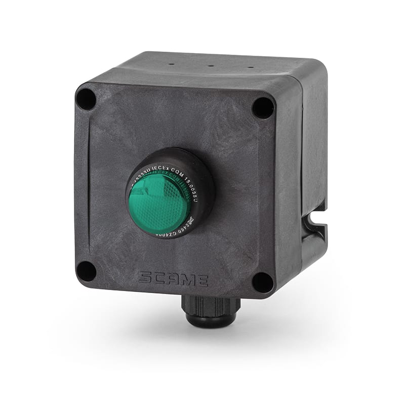 SCAME PARRE SPA - SCA593.111-1LDG CONTROL STATION EX 95X95X80MM