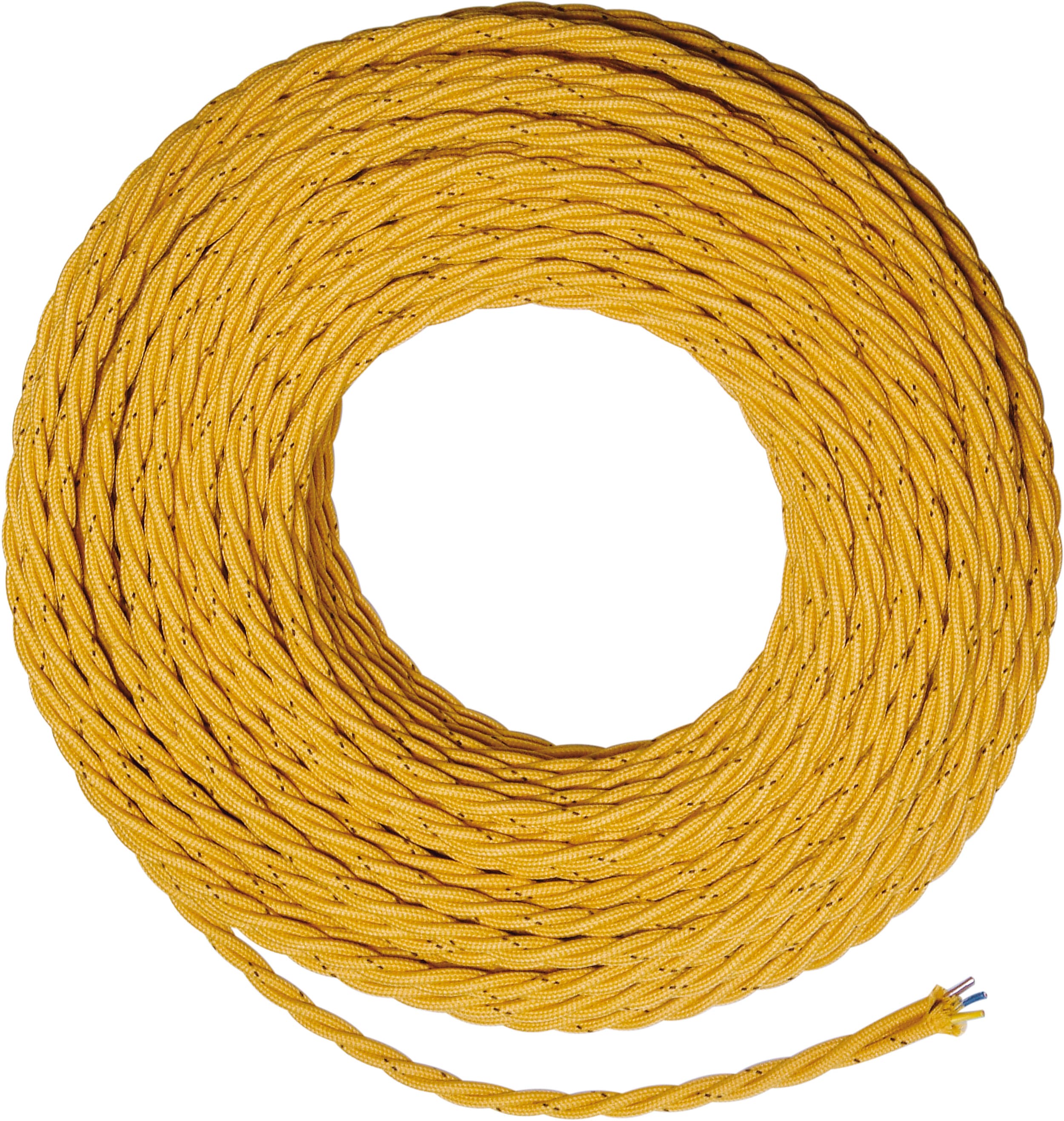 LE PROLUNGHE SAS PRG5933/MR TRECCIA COTONE 3G1.50 MARRONE MT. 50