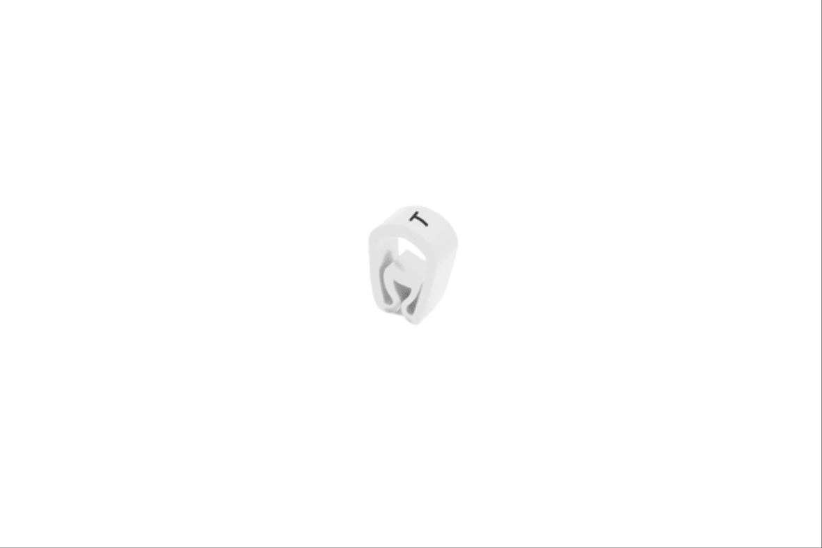 CEMBRE SPA CEM59549-T ANELLO SIGLAT.RMS-01 =1,3-3 BIANCO SIGL